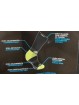 CALCETIN COOLMAX PRESSOR 2 Pares. - Color 01.62 Negro-Amarillo Neon - T- L