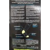 CALCETIN COOLMAX PRESSOR 2 Pares. - Color 01.62 Negro-Amarillo Neon - T- L