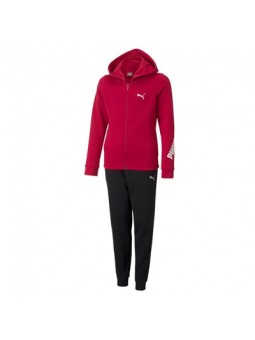 CHANDAL Hooded Sweat Suit FL-Persian Red-D -I176 -16 Años-