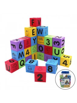 SET 30 CUBOS FOAM (ALFABETO Y NUMEROS)