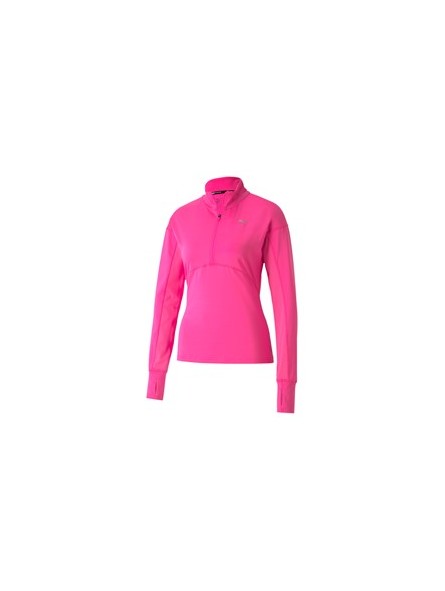 CAMISETA Ignite 1-4 Zip Luminous Pink- T- XS