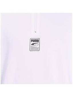 SUDADERA Rebel Half-Zip FL Puma White- T- S