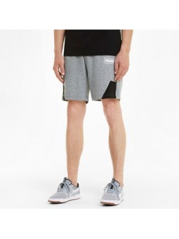 REBEL Shorts 9- TR Medium Gray Heathe-