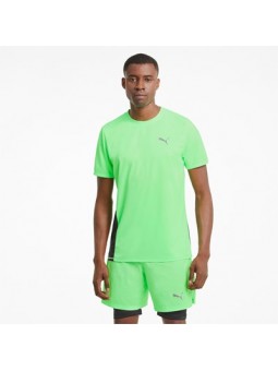 RUN FAVORITE SS TEE- Elektro Green-Pu- USM T- S