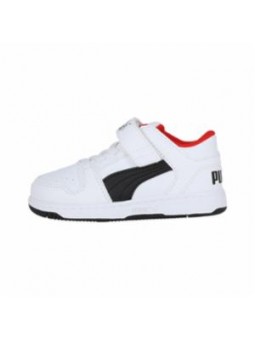 Puma Rebound Layup Lo SL V PS Puma W- 12- Blanco-Negro PEQ -