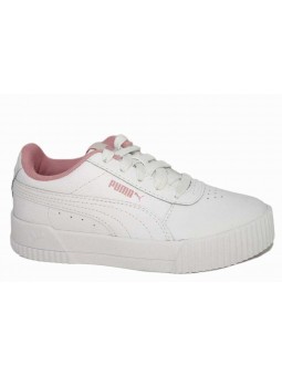 Carina L PS Puma White Puma White- 1-5 - Rosa-Blanco -