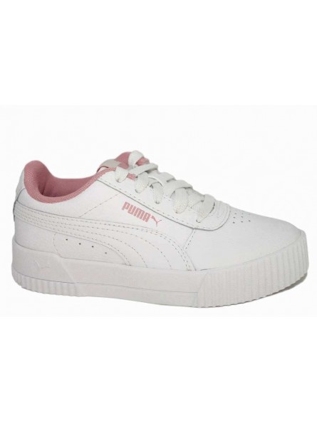 Carina L PS Puma White Puma White- 1-5 - Rosa-Blanco -