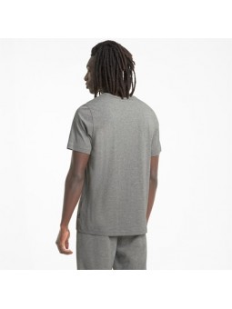 ESS-2 Col Logo Tee-Medium Gray Heat-
