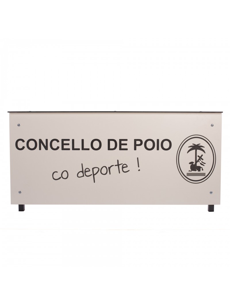 Mesa anotadores basic fenólico 8mm blanco