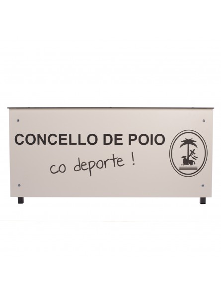 Mesa anotadores basic fenólico 8mm blanco