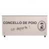 Mesa anotadores basic fenólico 8mm blanco