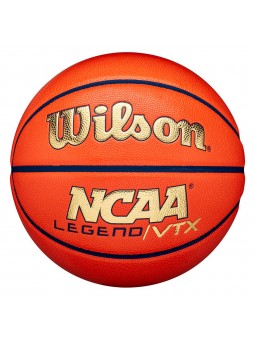 Balón baloncesto wilson ncaa legend vtx bskt orange/gold talla 7