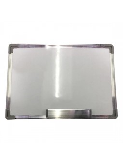 Pizarra magnética neutra cerco de aluminio 60x90cm con soporte