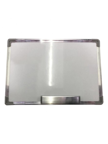 Pizarra magnética neutra cerco de aluminio 60x90cm con soporte