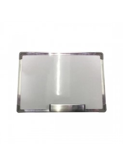 Pizarra magnética neutra cerco de aluminio 45x60cm con soporte