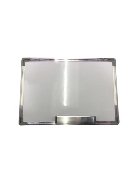 Pizarra magnética neutra cerco de aluminio 45x60cm con soporte