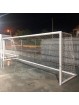 Juego porterías aluminio fútbol 7  90 mm trasladables