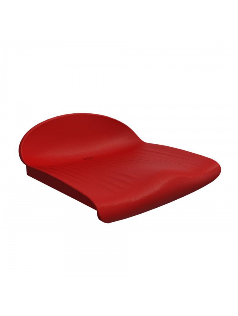 Asiento pvc sin respaldo spark sr m4 rojo