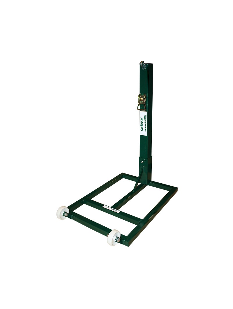 Juego postes tenis trasladables cuadrados 80x80mm