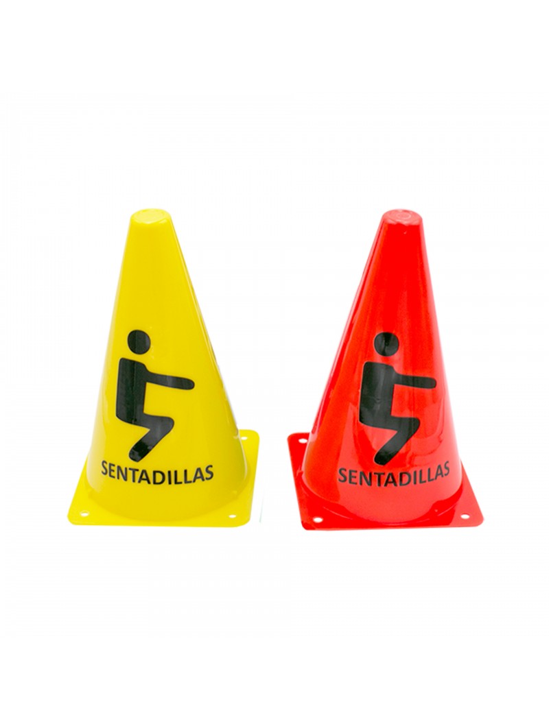Cono training sentadillas