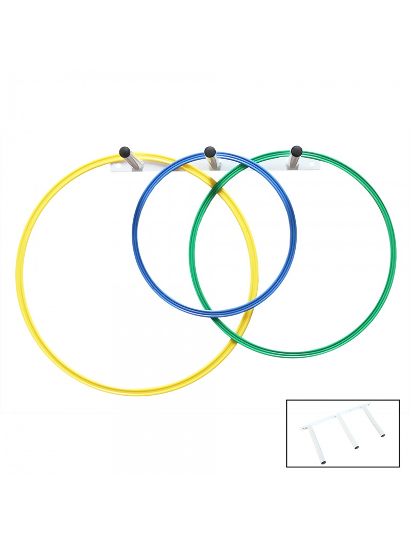 Soporte metálico para aros y cuerdas modelo iii