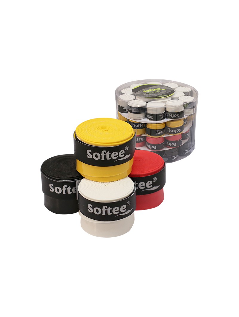 Tarro 60 overgrips softee multicolor adhere