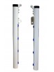 Juego postes tenis aluminio ø90mm fijos