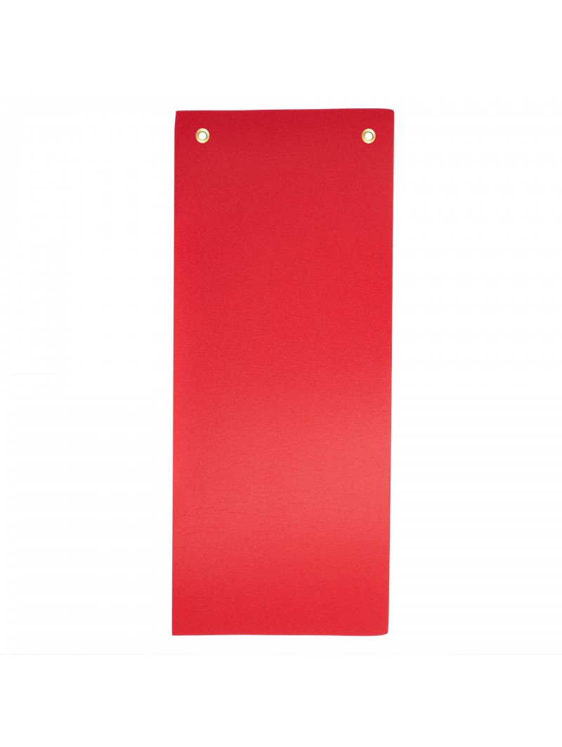 Colchoneta aeróbic con ollados rojo