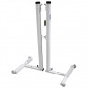 Juego postes bádminton aluminio deluxe tubo 90mm