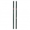 Juego postes de voleibol metálicos cuadrados 80x80mm fijos