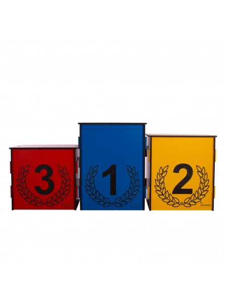 Podium premios fenólico tricolor