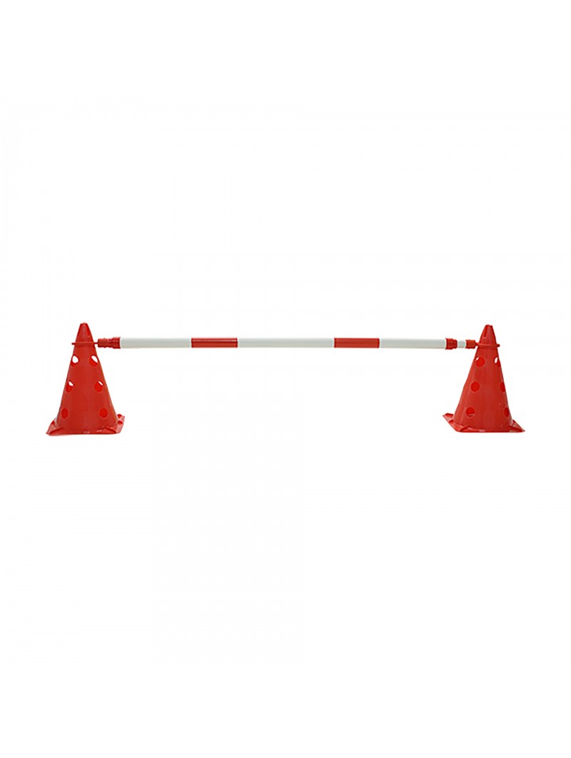 Pica para valla extensible rojo/blanco