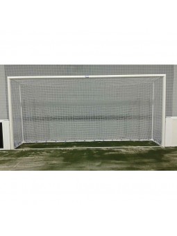 Juego porterías fútbol indoor metalicas trasladables tubo 80 mm