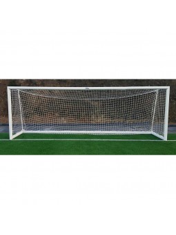 Juego porterías aluminio fútbol 11  120x100 mm trasladables