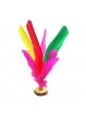Lote 5 indiakas fútbol pluma 21cm