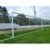 Juego porterías aluminio fútbol 7 90 mm fijas