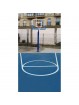 Juego protección postes basket/ minibasket monotubo 80x80 mm