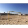Juego porterías fútbol-playa metálicas 100mm