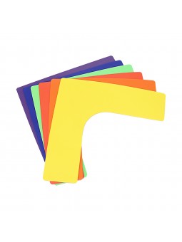 Set 6 unidades delimitador córner polivinilo