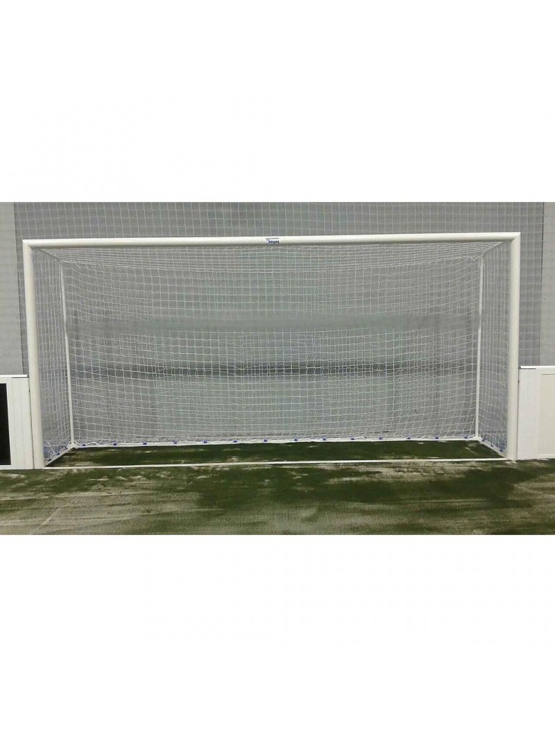 Juego porterías fútbol indoor aluminio trasladables tubo 90 mm