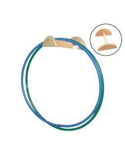 Soporte madera para aros/cuerdas