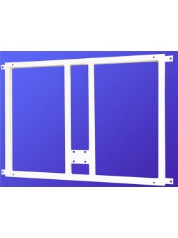 Soporte metalico para sujeccion tablero y aro minibasket a la pared