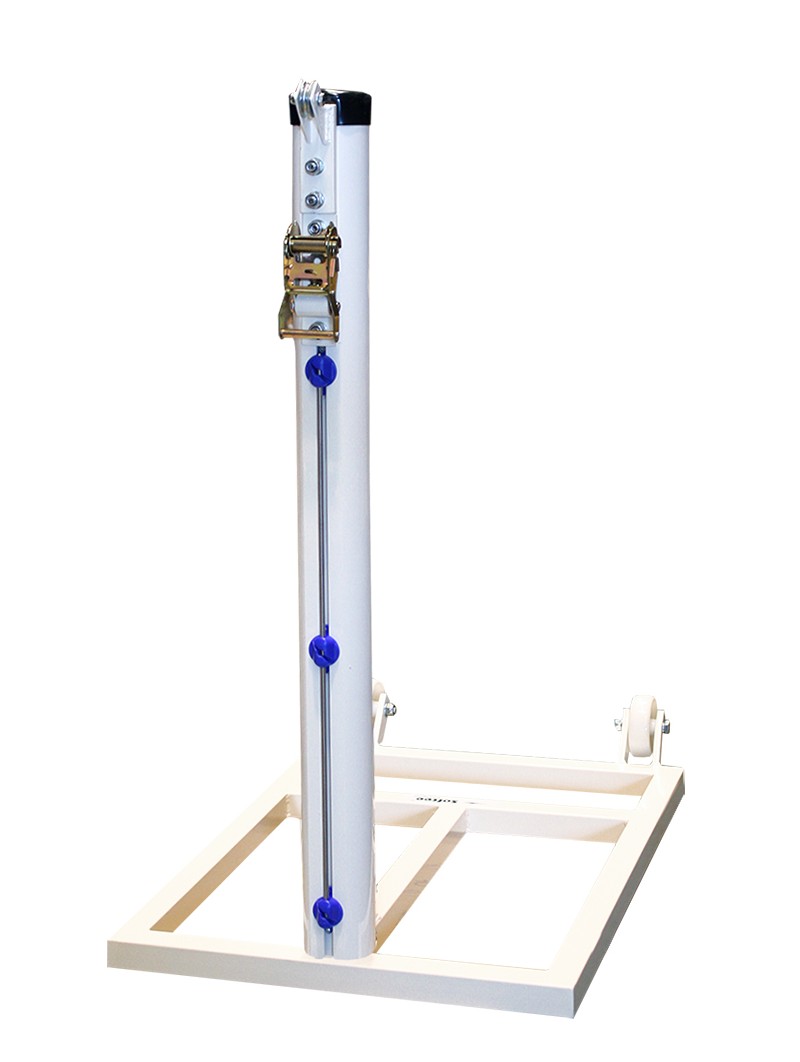 Juego postes tenis trasladables aluminio ø 90mm