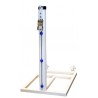 Juego postes tenis trasladables aluminio ø 90mm