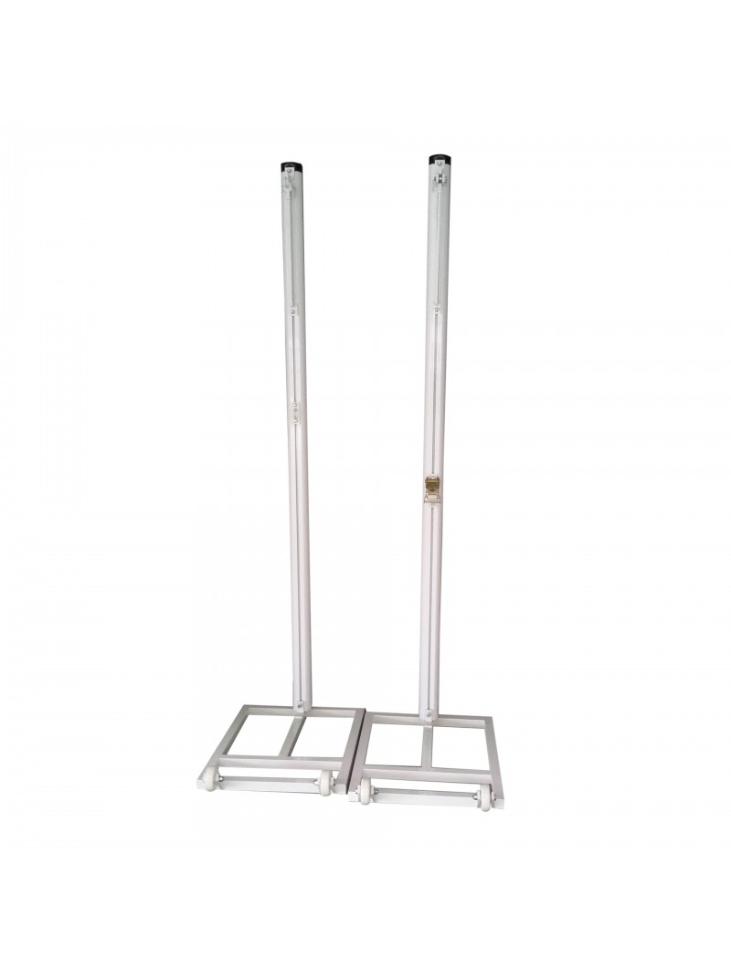 Juego postes voleibol trasladables aluminio ø 90mm
