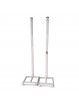 Juego postes voleibol trasladables aluminio ø 90mm