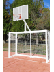 Juego porterías f.sala/balonmano - canasta basket blanco