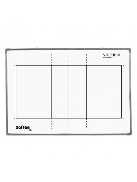 Pizarra magnética cerco de aluminio 60 x 90 cm voleibol