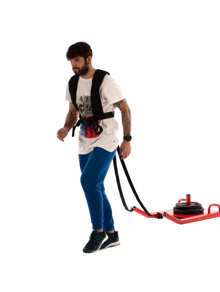 Trineo entrenamiento para discos olímpicos