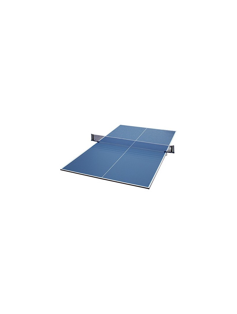 Kit tableros tenis de mesa con soporte y red azul - sin palas ni pelotas